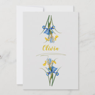 Spanische Iris von Pierre-Joseph Redouté Einladung