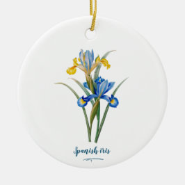 Spanische Iris von Pierre-Joseph Redouté Keramik Ornament