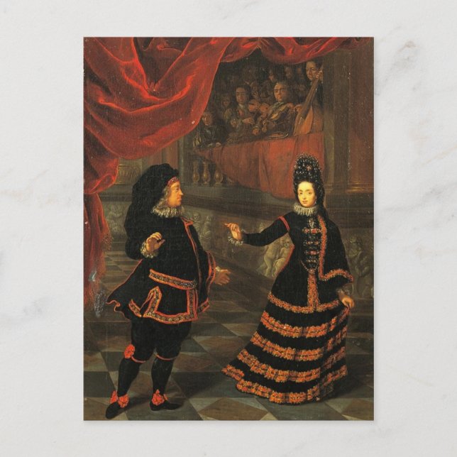 Spanische Kostüme Postkarte (Vorderseite)