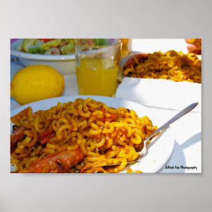 Spanische Küche Setting Poster