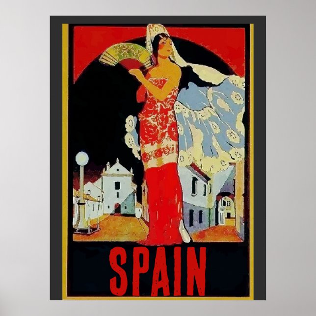 Spanische Ladys, Text hinzufügen Poster (Vorne)
