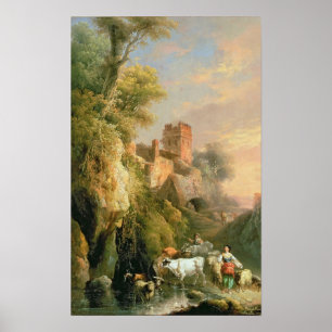 Spanische Landschaft Poster