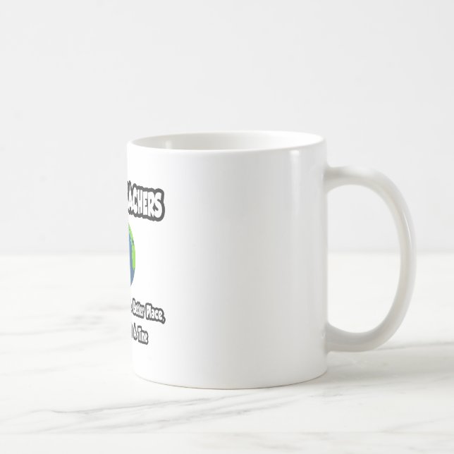 Spanische Lehrer...Welt ein besserer Ort Tasse (Rechts)