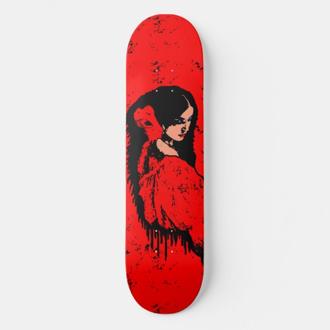 Spanische Liebe Skateboard (Vorderseite)