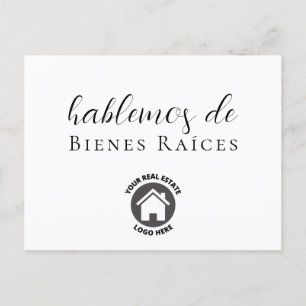Spanische Logos Reales Anwesen Postkarte