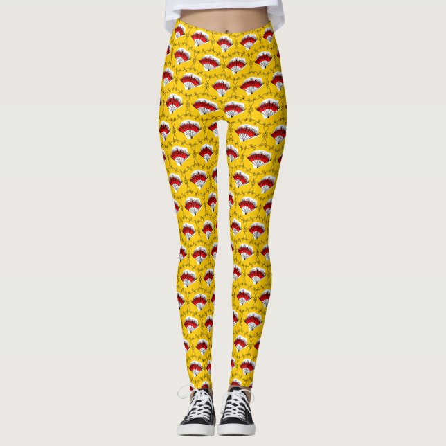 Spanische Lüfterecken - Leggings (Vorderseite)