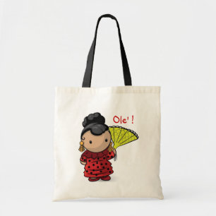 Spanische Mädchen-Taschen-Tasche Tragetasche