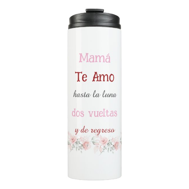 Spanische Mama der Thermaltumoren Thermosbecher (Vorderseite)