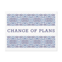 Spanische Marine Indigo Tile Änderung der Pläne WE