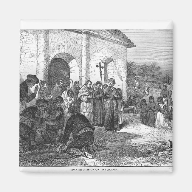 Spanische Mission der Alamo Magnet (Vorne)