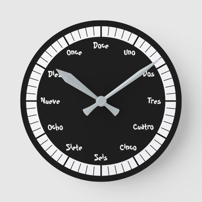 Spanische Nummer Uhr (Vorderseite)