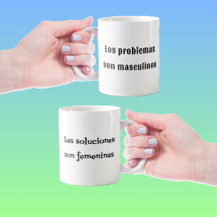 Spanische Problemsprache Tasse