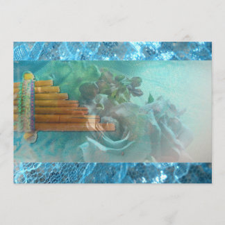 Spanische Rose Native Aztec Peru quinceanera laden Einladung