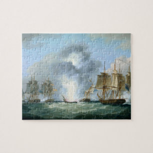 Spanische Schatzschiffe kapern 1804 Puzzle