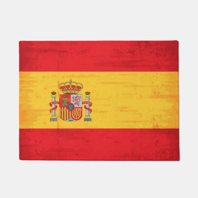 Spanische Schmutzflagge Fußmatte (Vorderseite)