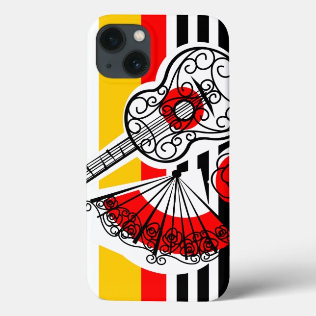 Spanische Souvenirs Classic Stripe iPad Gehäuse Case-Mate iPhone Hülle (Rückseite)