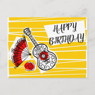 Spanische Souvenirs Geburtstagskarte Landschaft Postkarte