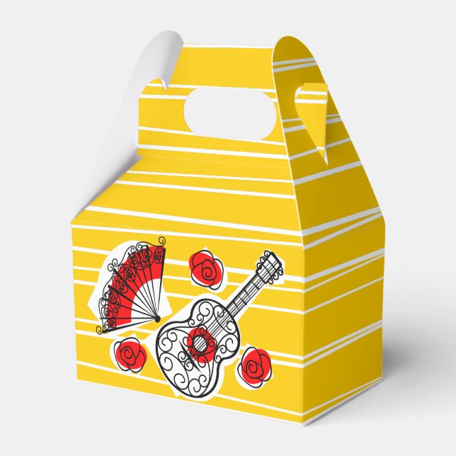 Spanische Souvenirs-Gunst Geschenkschachtel (Vorderseite)