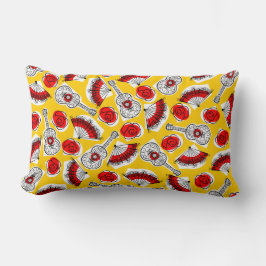 Spanische Souvenirs: Kissenlumpe mit rotem Rücken Lendenkissen