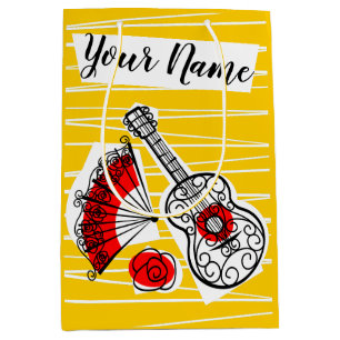 Spanische Souvenirs Name Medium Mittlere Geschenktüte