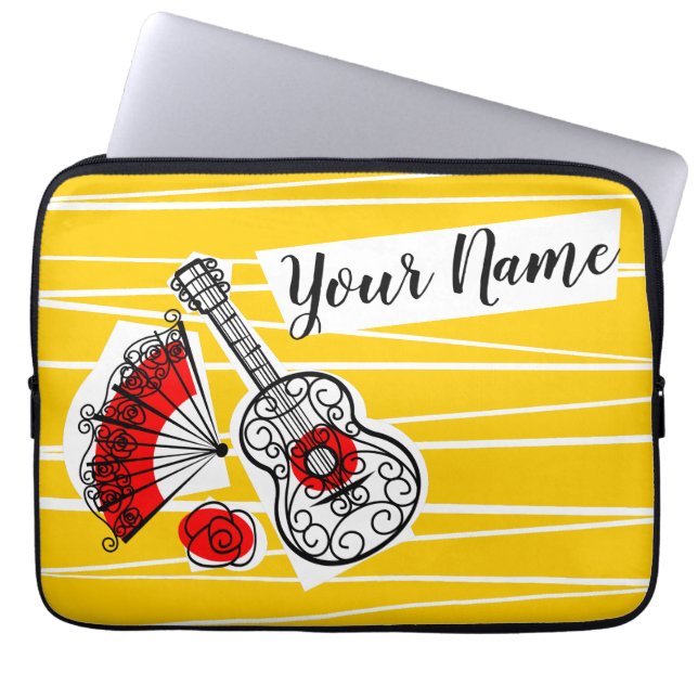Spanische Souvenirs Name Notebook-Hülle Laptopschutzhülle (Vorderseite)