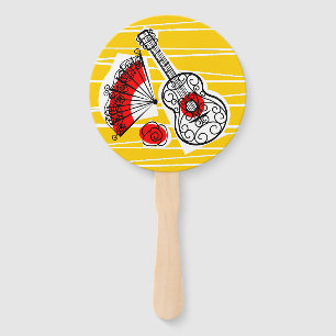 Spanische Souvenirs Rundfächer Fächer
