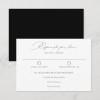 Spanische Sprache Nuestra Boda Negro Caligrafía