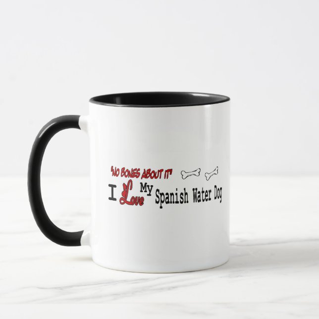 Spanische Tasse für Wasserhunde (I Liebe) (Links)