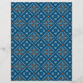 Spanische Tile Zypern mit Orange Stationery
