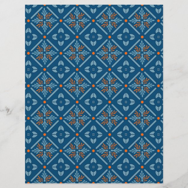 Spanische Tile Zypern mit Orange Stationery (Vorderseite)