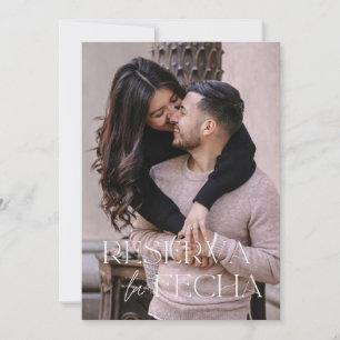 Spanische Trendy Save the Date Card