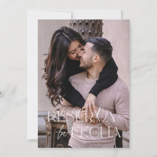 Spanische Trendy Save the Date Card