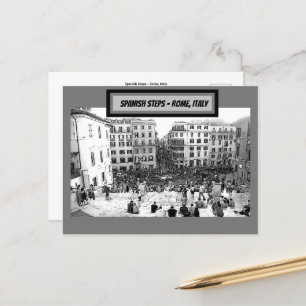 Spanische Treppen Rom, Italien Postkarte