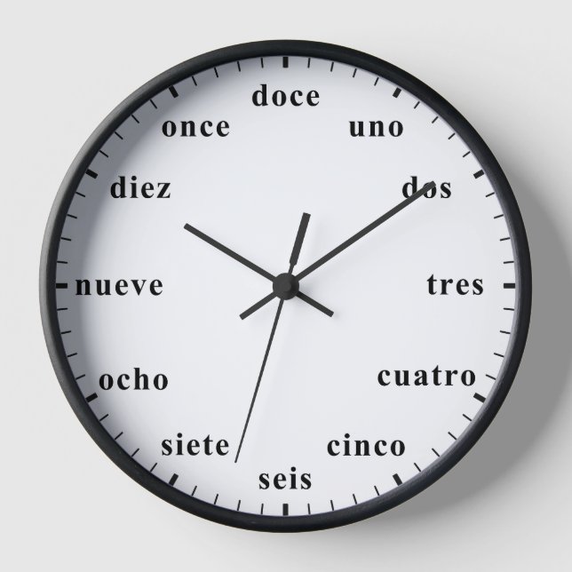 Spanische Uhr Español Zeitstundenzähler (Vorderseite)