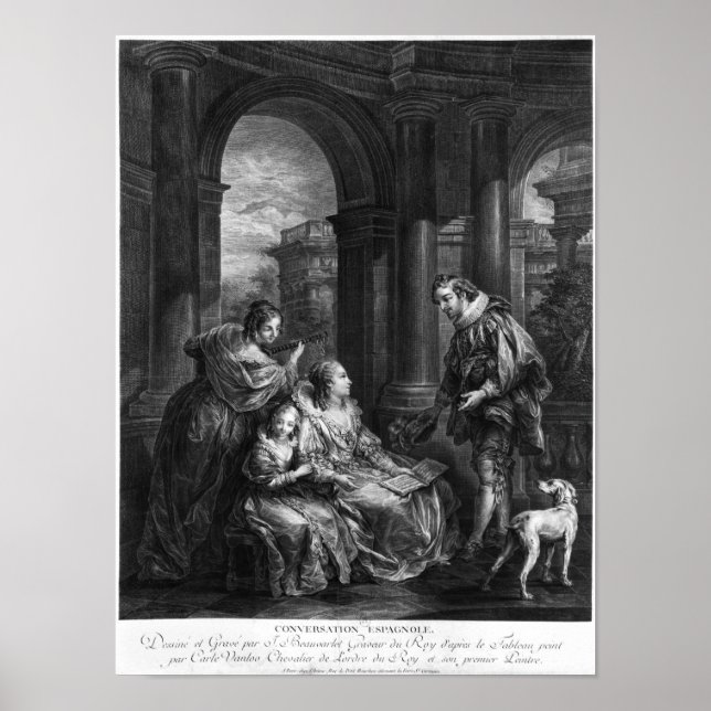 Spanische Unterhaltung Poster (Vorne)