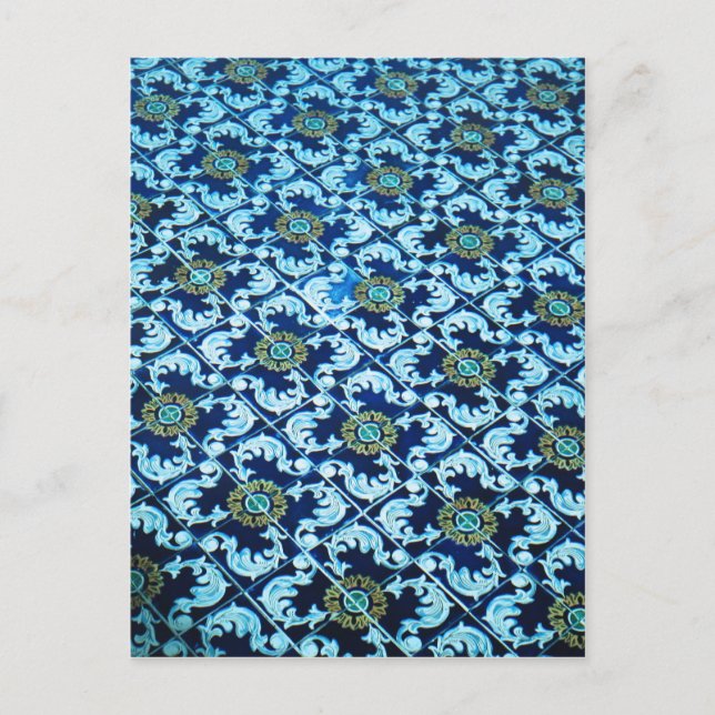 Spanische Unterwassertafel Postkarte (Vorderseite)