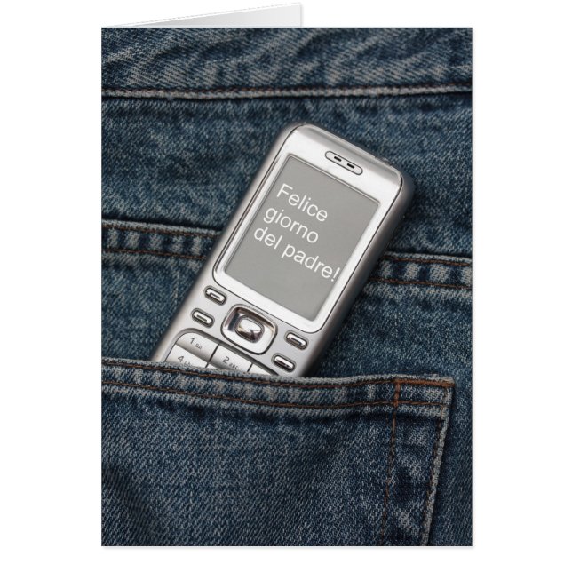 Spanische Vatertagskarte (Vorne)
