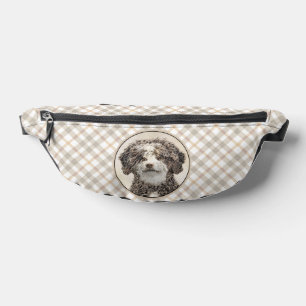Spanische Wasserpfeifenmalerei Bicolor Dog Art Bauchtasche