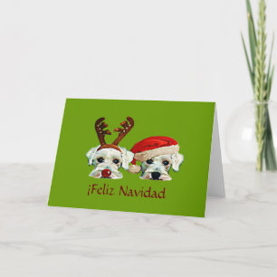 Spanische Weihnachtskarte Feiertagskarte