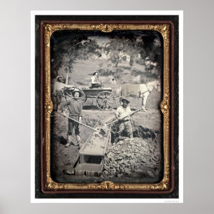 Spanische Wohnung, 1852 von Joseph Blaney Starkwea Poster