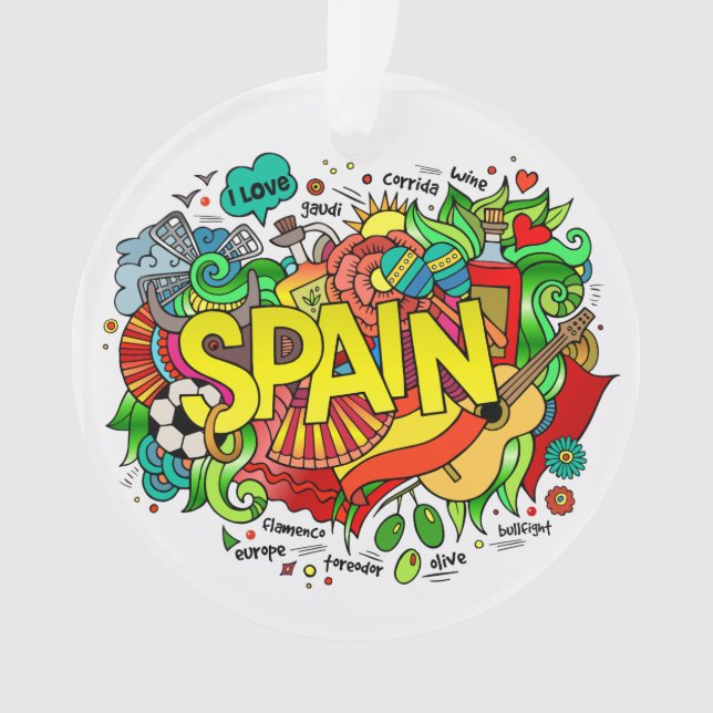 SPANISCHE Zierkunst Ornament (Vorderseite)