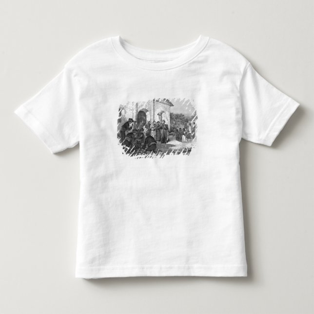 Spanischer Auftrag des Alamos Kleinkind T-shirt (Vorderseite)