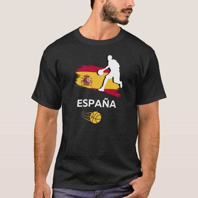 Spanischer Basketball T-Shirt (Vorderseite)