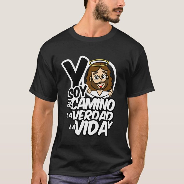 Spanischer Bibelvers christlich religiöser Glaube T-Shirt (Vorderseite)