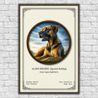 Spanischer Bulldogge (Alano Español) Zoologie-Seri
