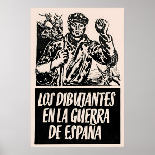 Spanischer Bürgerkrieg Propagandaplakat Die Künstl Poster