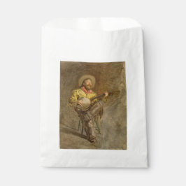 Spanischer Cowboy und Banjo Playing Trail Song Geschenktütchen