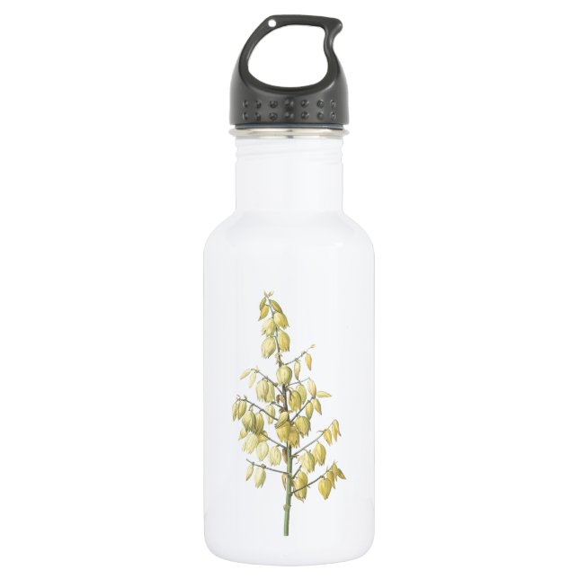 Spanischer Dagger (Yucca gloriosa) von Redouté Trinkflasche (Vorderseite)