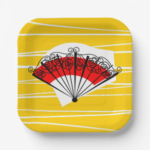 Spanischer Fanplatz Pappteller