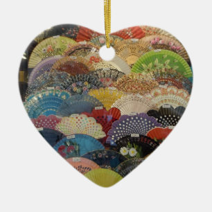 Spanischer Fanverzierung Keramik Ornament